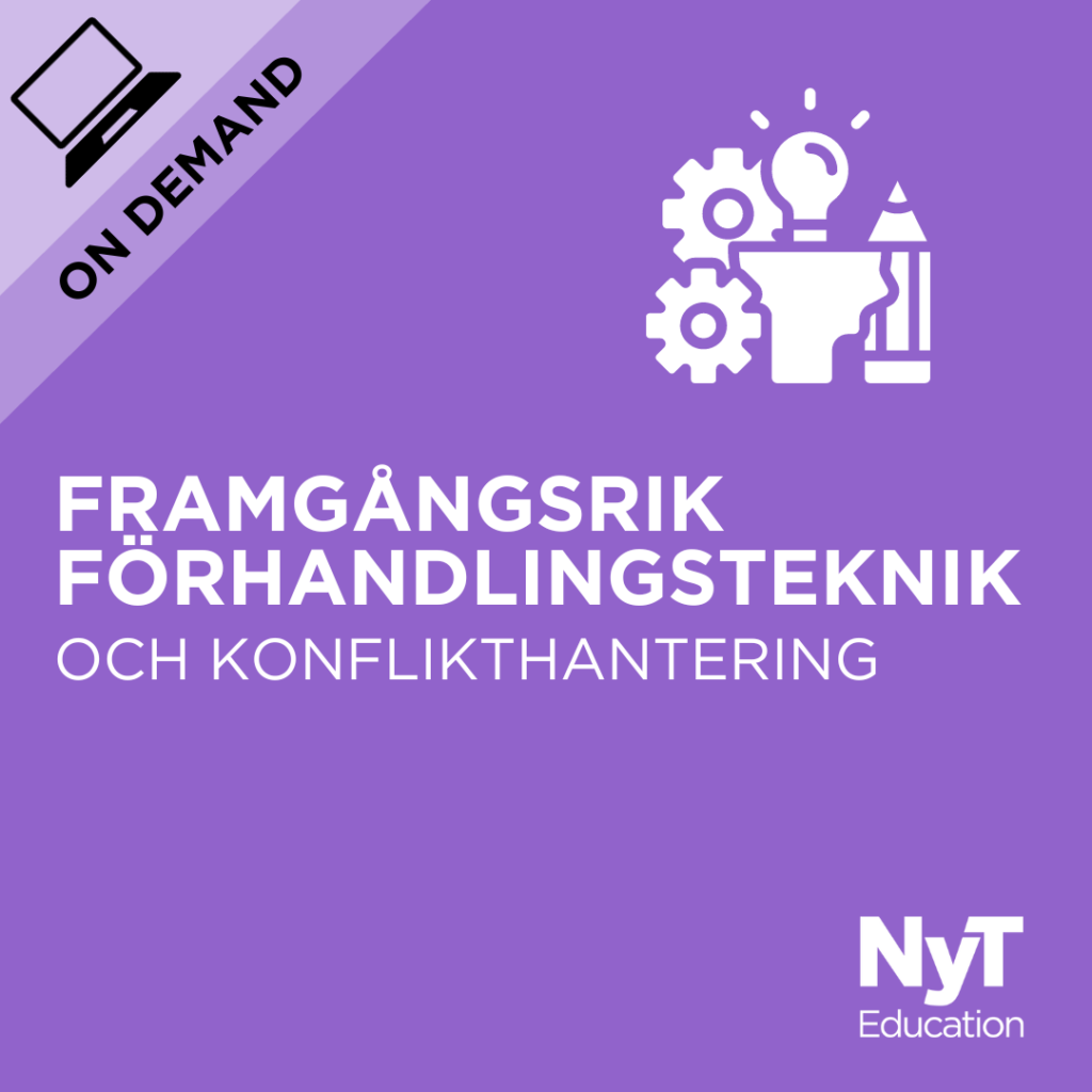 Förhandlingsteknik / On Demand