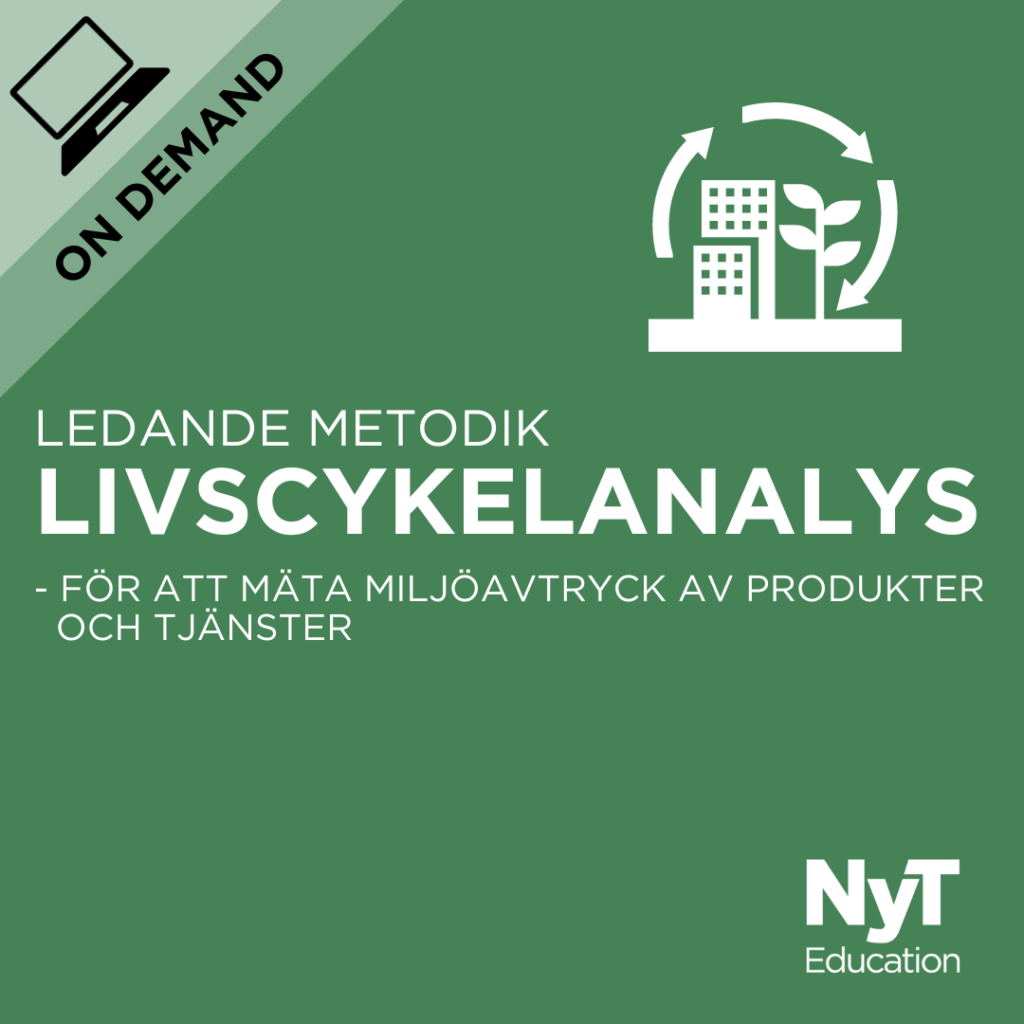Livscykelanalys / On demand