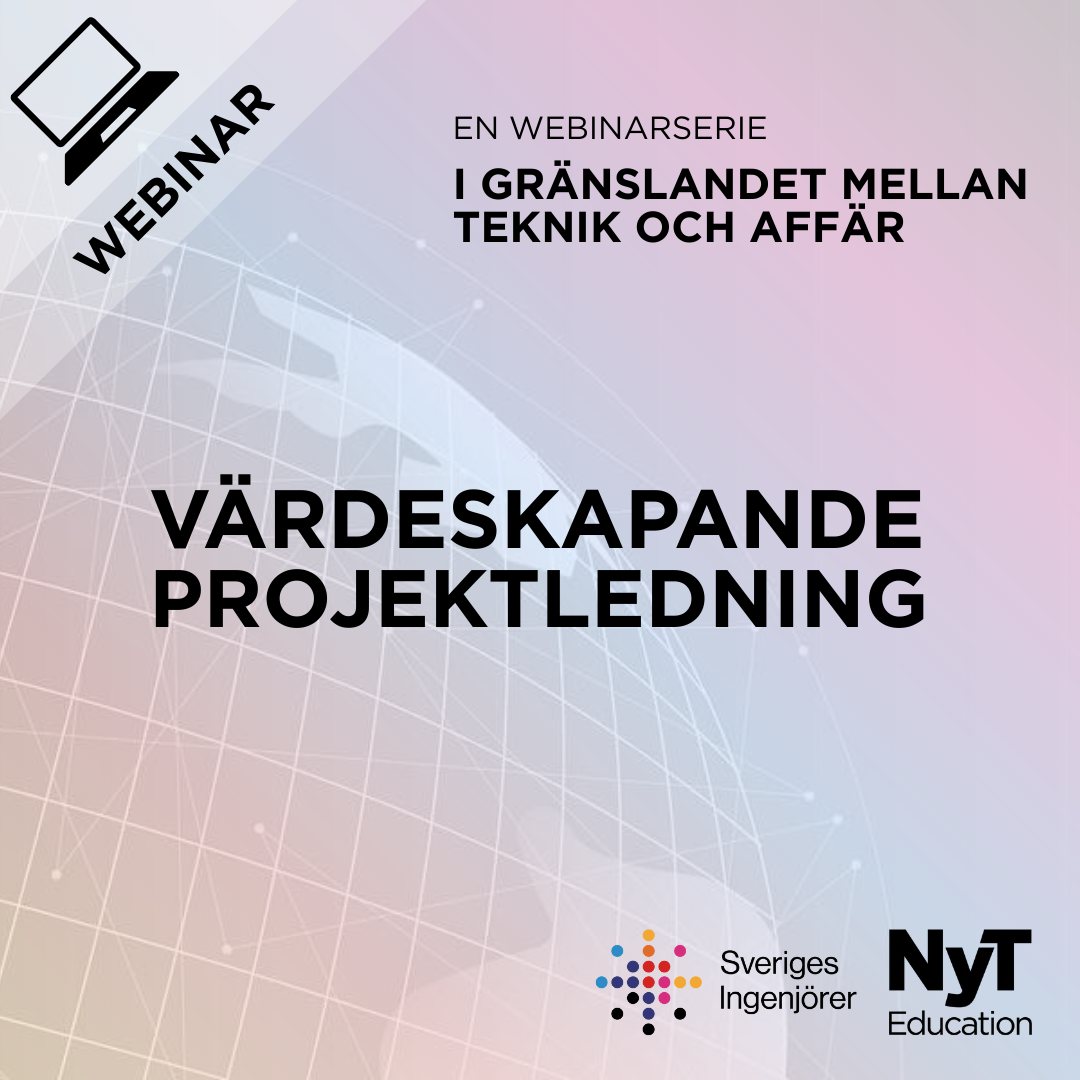 Webinar – Värdeskapande projektledning