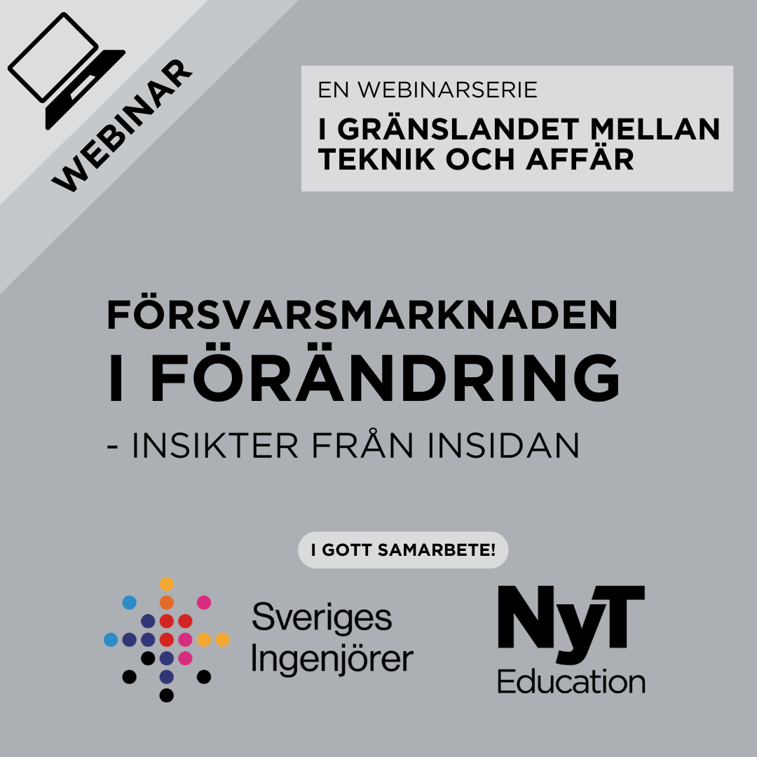 Webinar – Försvarsmarknaden i förändring: Insikter från insidan