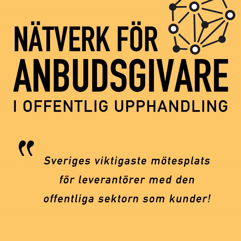 Nytt nätverk för anbudsgivare i svensk offentlig upphandling!