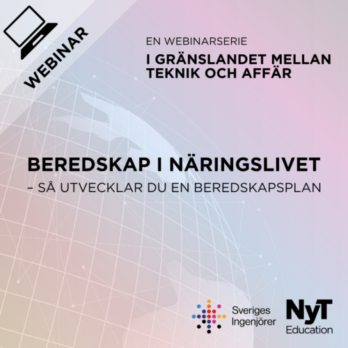 Webinar – Beredskap i näringslivet - så utvecklar du en beredskapsplan